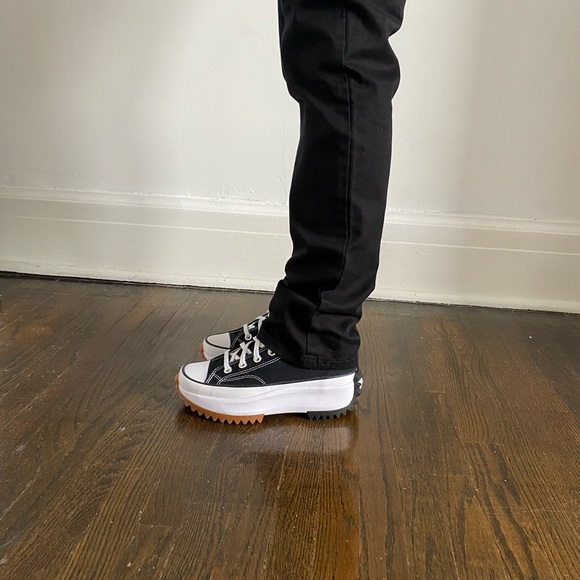 LOW RISE BLACK JEANS - Picture 2 of 6